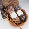 100g Fancy Yarn for Knitting Tricot Cotton Blended Worsted Crochet Thread Crochet Rainbow DIY Sweater Hats 3MM Puffy Warm Yarn