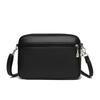 Damen Sling Schulter Kleine Quadratische Handtasche Neues Gestepptes Design PU Leder Umhängetasche Vielseitige Messenger Bag