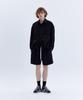 Gimyeong Seersucker Striped Shirt Black