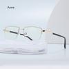 Design Reading Glasses Men and Women Full-frame Alloy Clear HD Lenses Presbyopia Eyeglasses Impact Scratch Resistant 0 ~ +400