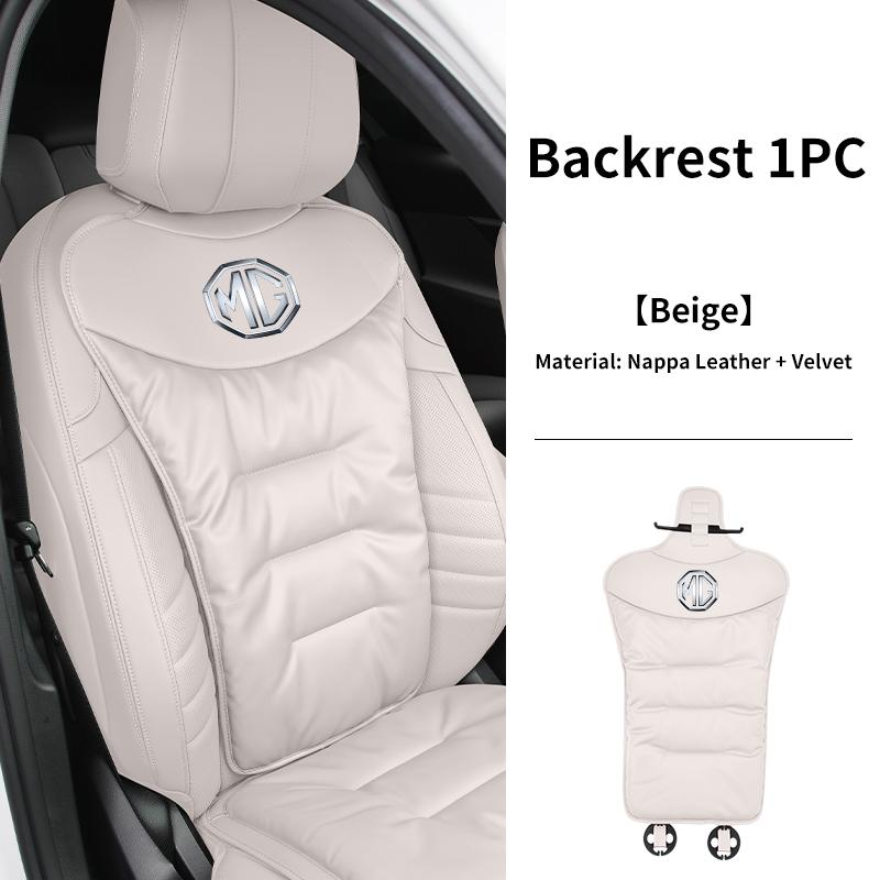 Car Seat Velvet Cushion Leather Backrest Seat Cover Accessories For Morris Garages MG 3 5 6 7 HS ZS GS Hector TF GT ZR RX5 RX8