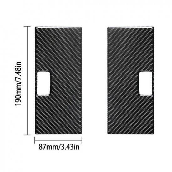 Carbon Fiber Interior Compartment Door Cover Trim Fits For Tundra 2007-13