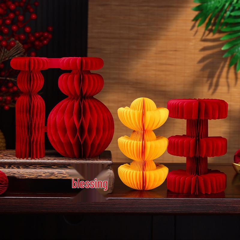 2026 Year of the Horse Zodiac Ornaments: Large Festive Fu Characters for New Year & Spring Décor