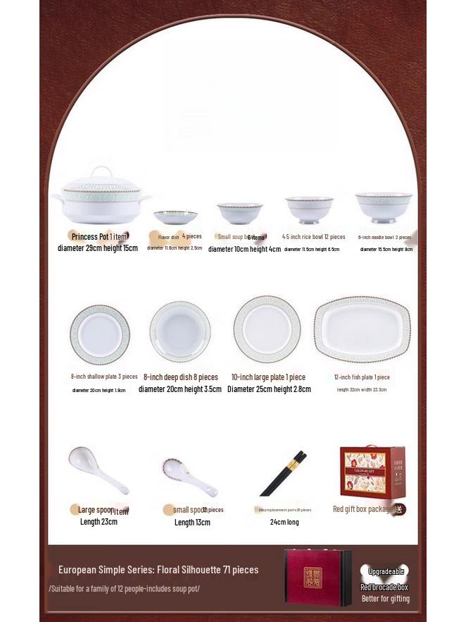 Maud Lanca Floral Ceramic Dinnerware Set