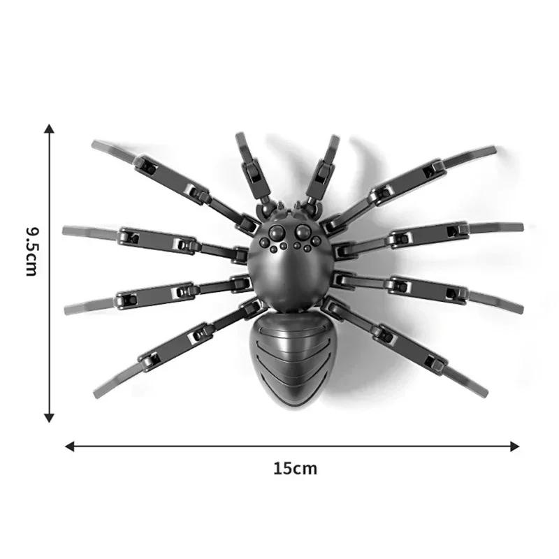 Multi-jointed Movable Robot 3d Printed Spider Toys With Suction Cup Gift Christmas Decompression Implement