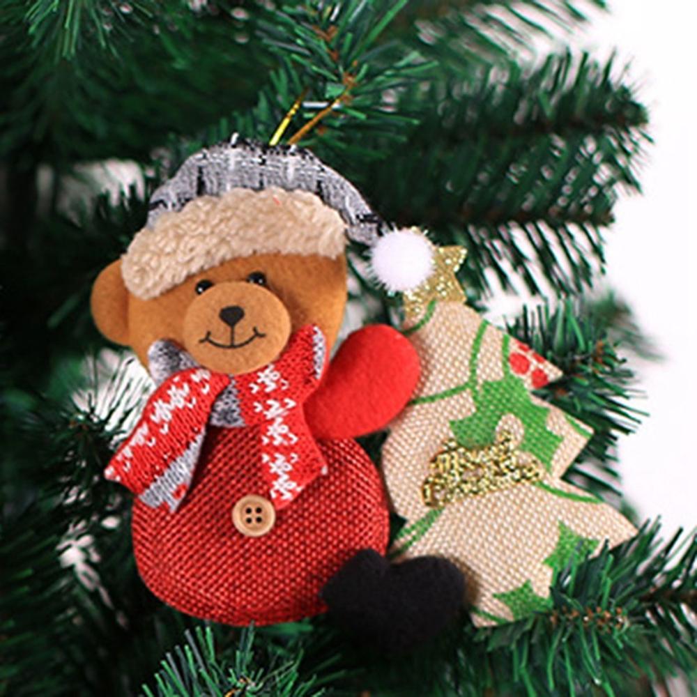 Decor Cute DIY Decorative Plush Doll Hanging Pendant Christmas Ornaments Christmas Tree Decoration