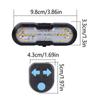 Turn Signal for Bikes 1200mAh Safety Signals with Remote Control Protective Bike Turn Lights for Cyclists Men Women Youth Adults