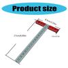 Precise T Square Ruler for Art Framing and Drafting Aluminum Alloy Measure Tool Accurate Angle Measurement Projects