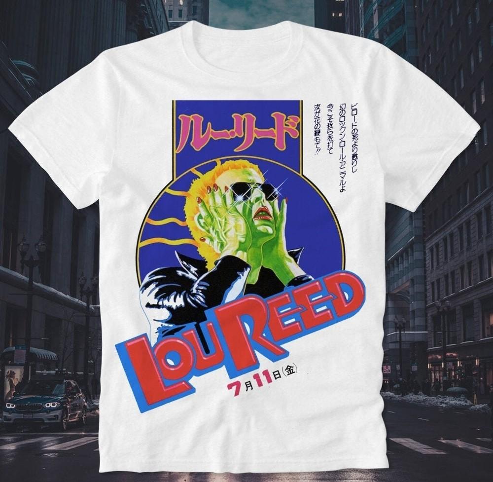 Lou Reed Of The Velvet Underground Cotton White All Size Unisex Shirt Unisex T-Shirt M