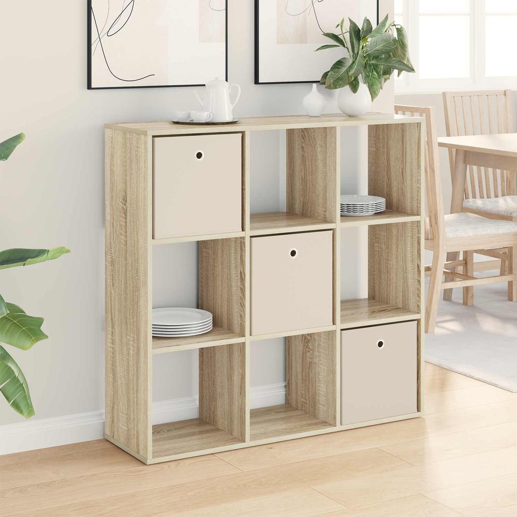 Sideboard with Drawers Sonoma Oak 102 X 31 X 99.5 Cm