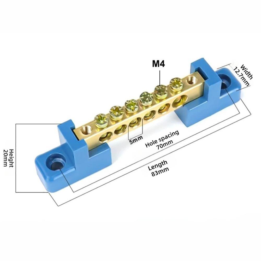 High Bridge Type Zero Row 6*9 Din Rail Terminal New Zero Ground Wiring Connection Distribution Box