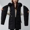 Sleeves Detachable Fashion Woman Long Parkas Winter Coats Hooded Faux Fur Collar Thick Warm Outerwears Women's Jackets