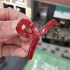 4.5CM Jelly Color Semi-Transparent Small Claw Clip for Half-Up Hairstyles - Sweet Cross Bangs Hair Accessory