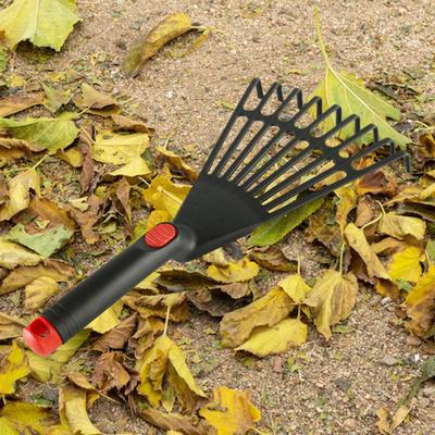 Grass Leaf Rake Portable for Lawn Leveling Yard Grooming Leaves