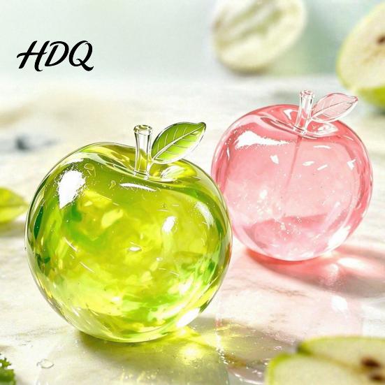 Slow Rebound Toy Green Apples Stress Ball, Rising Soft Fidget with Maltose Texture, High Elastic Squeeze Ball Decompression Tool for Anxiety