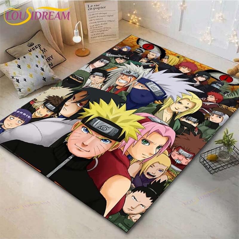 Anime Naruto Carpet Kids Carpets Living Room Tea Table Mats Bedroom Rug Washable Floor Mats Area Mat Horror Rug