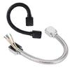 Exposed Mount Access Control Cable Wire Sleeve Protector Wooden Metal Door Spring Tube Door Cable Door Loop Zinc Alloy Head 304