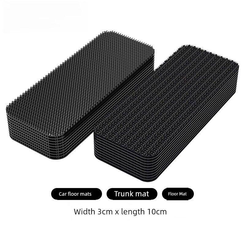 Car Foot Mat Invisible Magic Tape Handy Gadget Buckle Non Slip High Temperature Resistant Double-Sided Adhesive Velcro Car Adhesive Patch