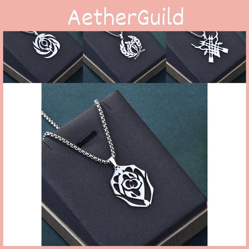 Trendy And Sophisticated Titanium Steel Necklace With Polished Finish And Geometric Patterns