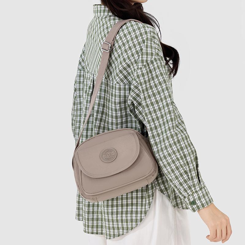 Waterproof Nylon Phone Bag Women's Multi-compartment Shoulder Bag Crossbody Bag