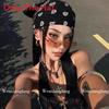 Vintage American Style Headscarf For Street Dance And Photo Shoots Summer Fashion Accessory