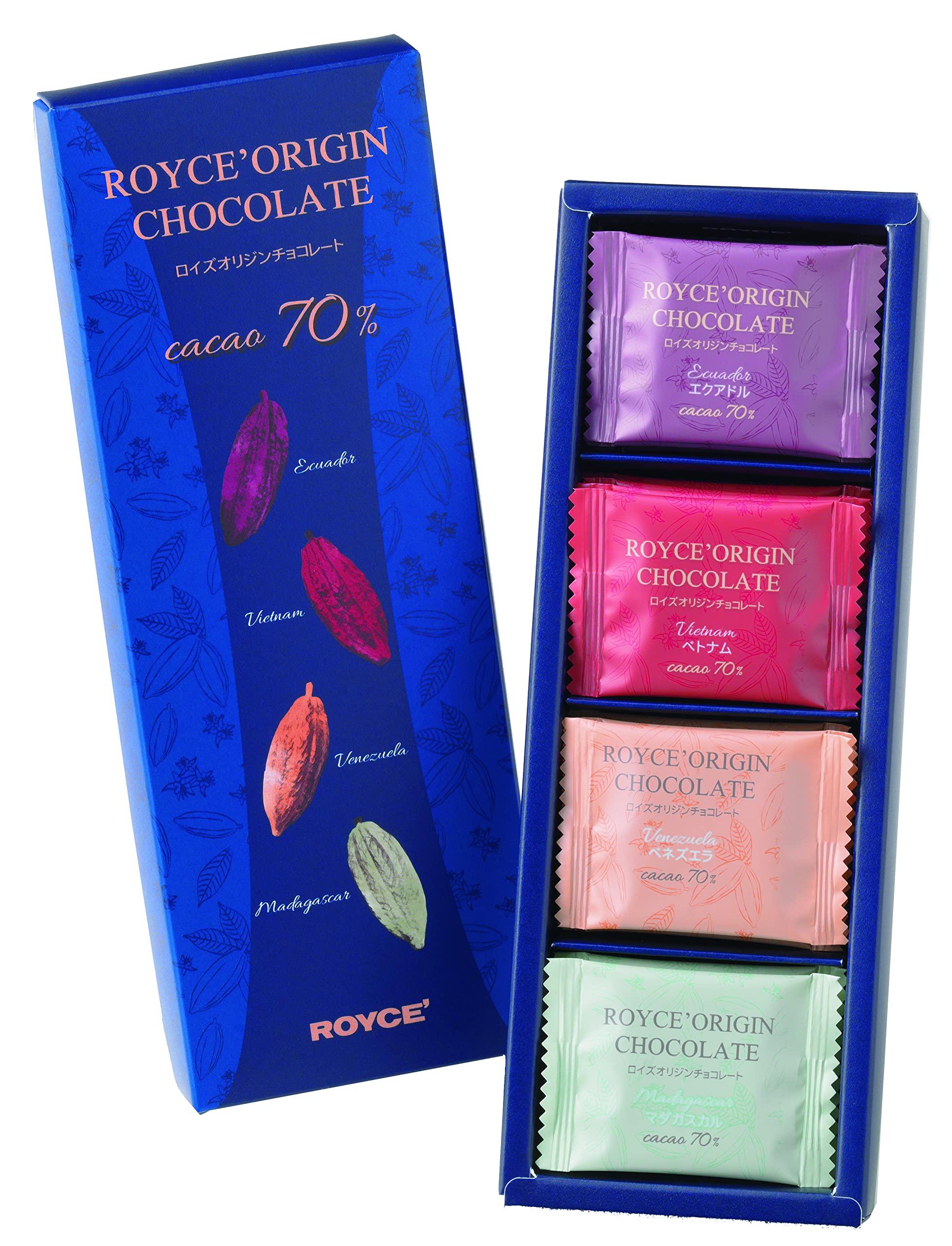 

Origin chocolate gift bag Royce with blue plastic tie [ROYCE ] [Hokkaido/period]