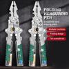 Foldalbe Wire Stripping Pliers Voltage Testing Cable Cutting Crimping Pliers Multifunctional Wire Stripper Electrician Pliers