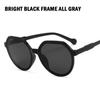 New Fashion Style All-match Trend Sunglasses Personalized Round Frame Sunglasses Ins Trend Candy Color Big Frame Sunglasses