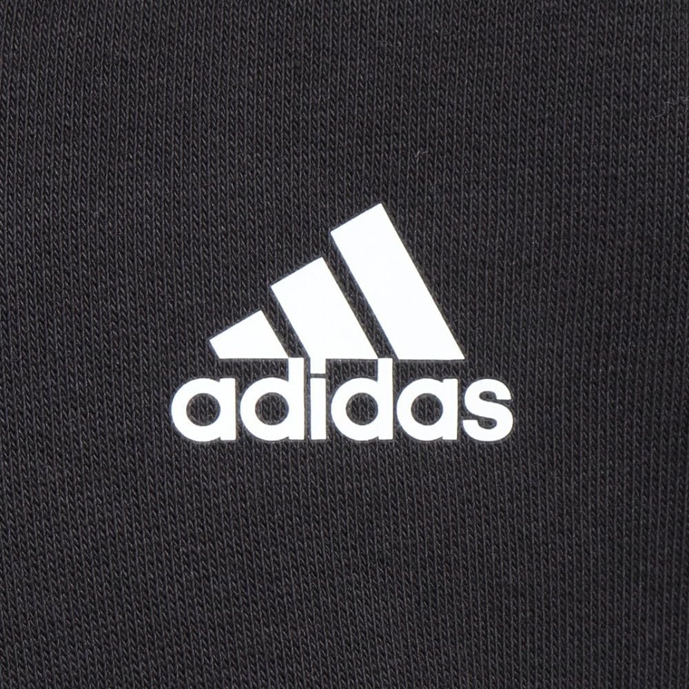 Adidas Essentials Linear Logo Hoodie ECK51 J130 Kids' Full-Zip Black/White (IC3584)