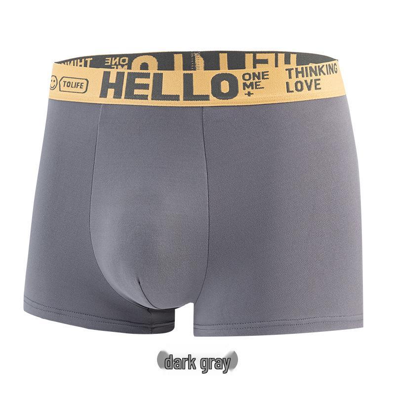 

Мужские быстросохнущие хлопковые боксеры - Тренд Осень/Зима 2024, Универсальные спортивные брифы для подростков L