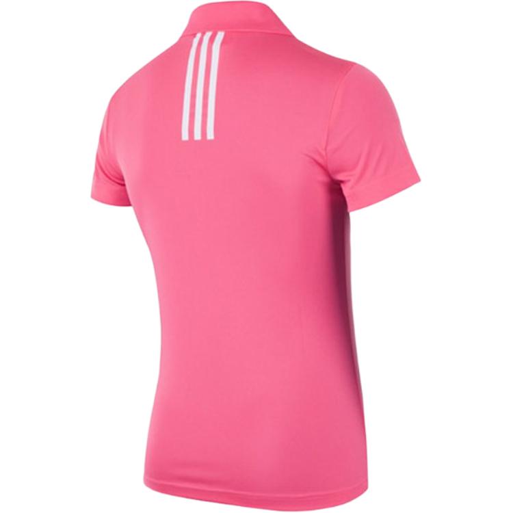 Adidas Training Series Fashion Logo Versatile Short Sleeve Polo Shirt Women tops S05261
