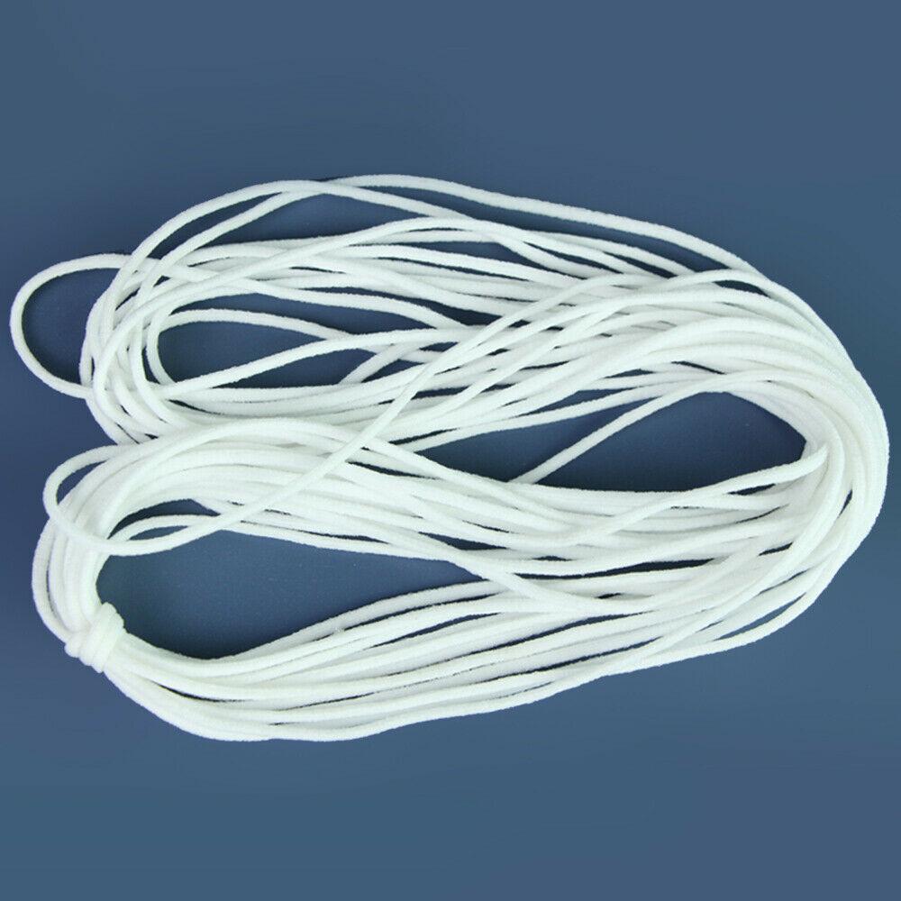 

Круглый эластичный пояс, шнур, маска для рта, материалы, эластичные поделки, белая длина, сделай сам