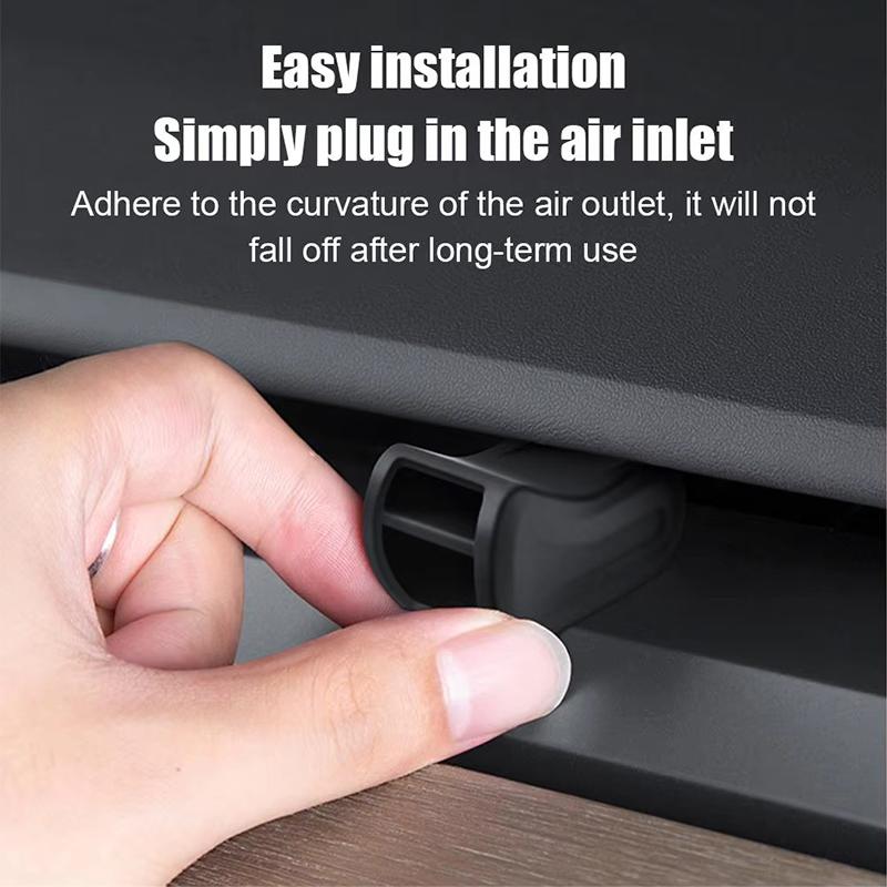 Air Outlet Aromatherapy Clip For Tesla All MODEL3/Y Black Plastic Air Freshener Adapter Bracket For Aromatherapy Decora Accessor
