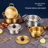Stainless Steel Korean Style Ramen Pot with Lid
