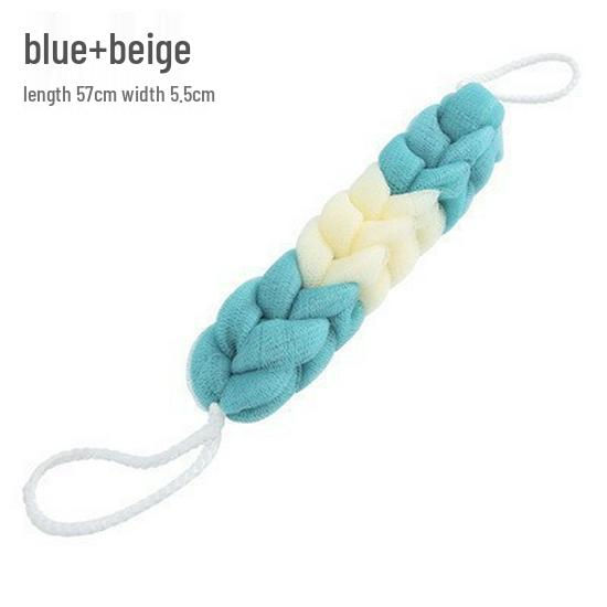 Two-Color Bath Loofah - Durable, Cute Shower Ball for Adults and Young Girls, Back Scrubber Bath Flower.
