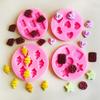 Mini Star Heart Cookies Silicone Fondant Molds Candy Chocolate Cake Pop Accessories Cupcake Topper Decorating Tools Kitchen