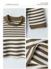 HeyHenry Women's Striped Color Block Seven-Sleeve Slim Fit T-shirt