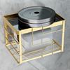 Glass Bathroom Paper Roll Holder Black/White Toilet Tissue Box Paper Towel Rack Wall Mounted Mobile Phone Rack Bath shelf