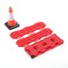 Plastic RC Car Roadblock Sand Ladder Recovery Board Simulation Fuel Tank for Axial SCX10Red Orange