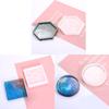 Placemat Tray Molds DIY Coaster Silicone Molds Epoxy Square Round Hexagon Molds for DIY Resin Casting Home Decoration