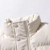 Men Down Waistcoat With Pockets Stand Collar Sleeveless Zipper Closure Autumn Winter