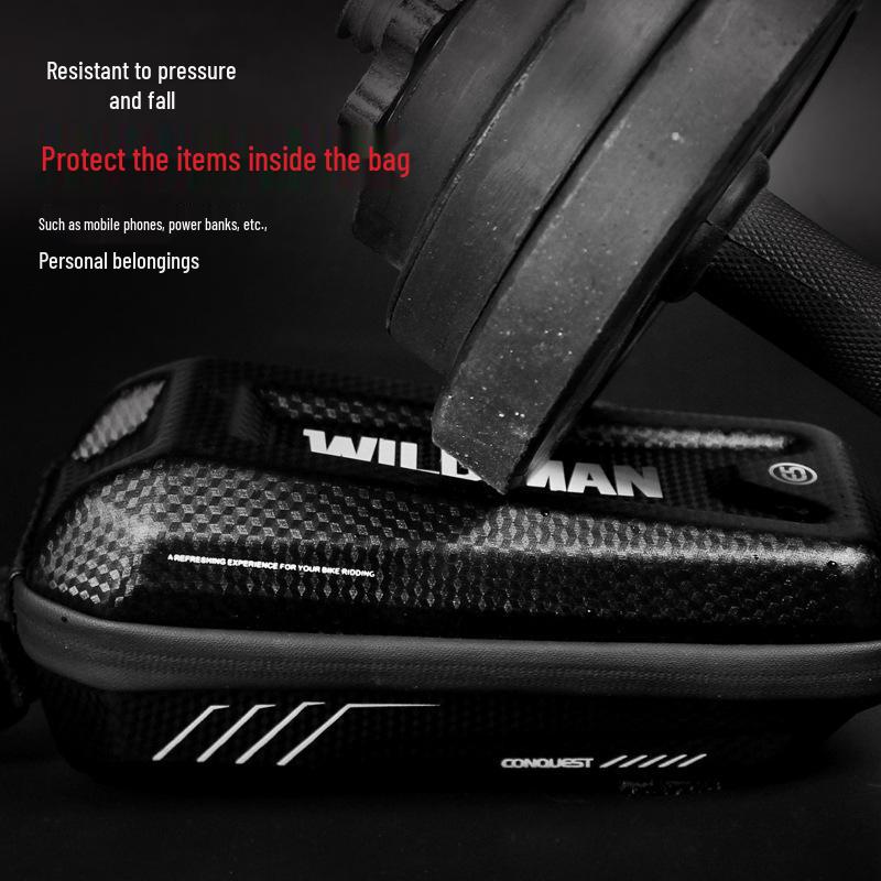 Mountain Bike Hard Shell Waterproof Frame & Handlebar Bag