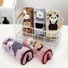 Autumn Winter Thickened Coral Fleece Quick-Dry Towels with Animal Embroidery Polka Dot Soft Bath Towels Set, Thanksgiving Gift Towels, Wash Cloths