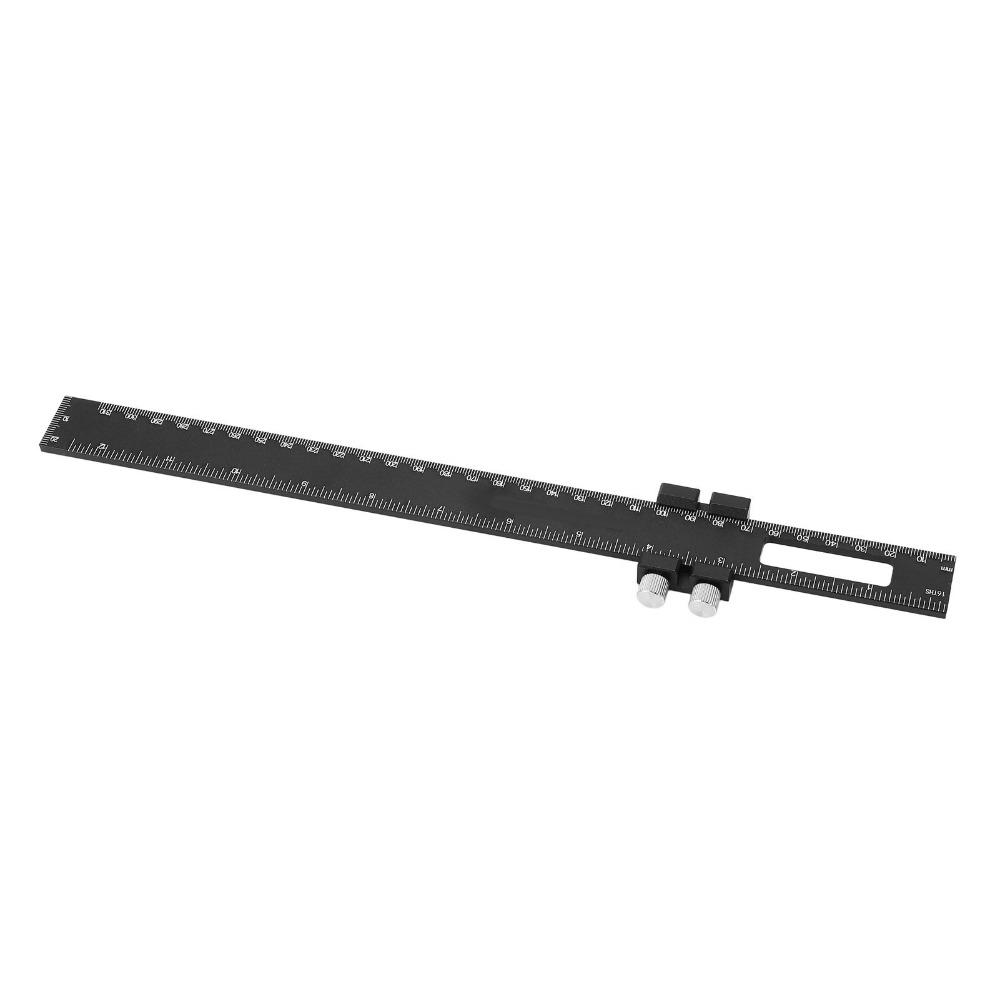 Aluminum Alloy Woodworking Marking Ruler Angle Measuring Measuring Ruler  For Engineer Carpenter