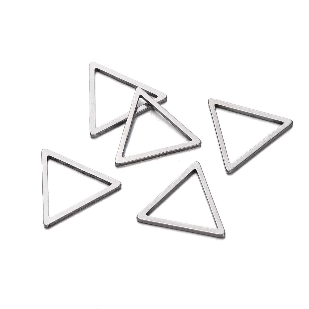 

10pcs Stainless Steel Geometric Star Cross Round Frame Earrings Charms Connectors for Necklaces Earrings Jewelry Making Supplies S