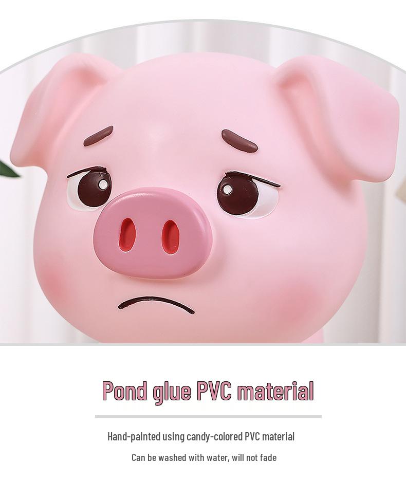 Cute Crying Piggy Bank: Creative Cartoon Pig Money Box & Home Decoration