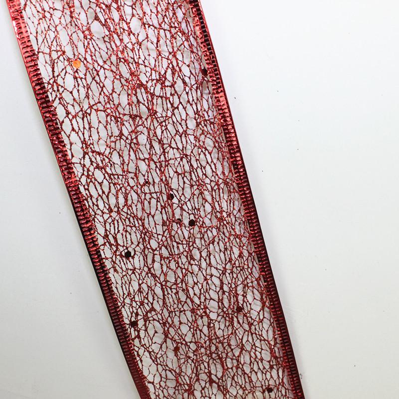 Grand Bouquet de Nœuds Rouges de Noël Ornement Décoratif de Fête Pour la Joie Festive