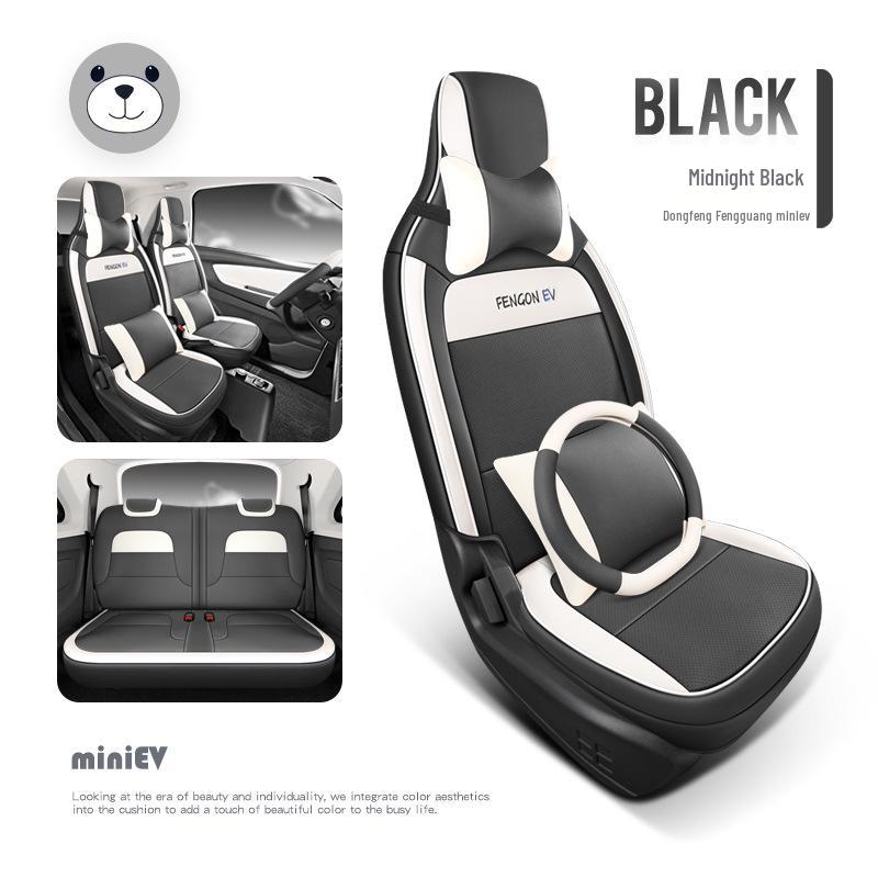 Wuling Hongguang MiniEV Seat Cover: Full Wrap Macaron Leather Cushion