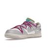Off-White X Nike Dunk Low Lot 21 of 50 Unisex Sneakers Sail Neutral-Grey Hyper-Violet DM1602-100