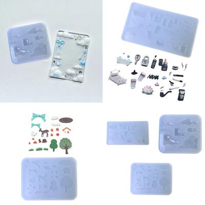 Silicone Fondant Mold Multifuntional Candy and Chocolate Molds Easy To Clean Suitable for Dessert and Craft Making